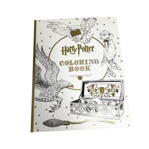 Harry Potter Coloring Book Scholastic 2015 Trade Paperback Gently Used